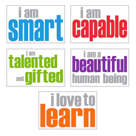 Inspired Minds Self-Esteem Posters, PK5 52351